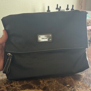 Nine West Dark Leather Clutch